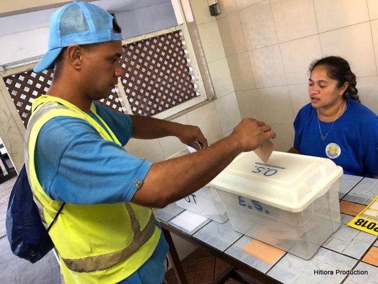 Mardi dernier, les adhérents du syndicat des travailleurs pour la manutention portuaire à Cowan ont réélu Mahinui à la tête de leur organisation. Mardi dernier, les adhérents du syndicat des travailleurs pour la manutention portuaire à Cowan ont réélu Mahinui à la tête de leur organisation.