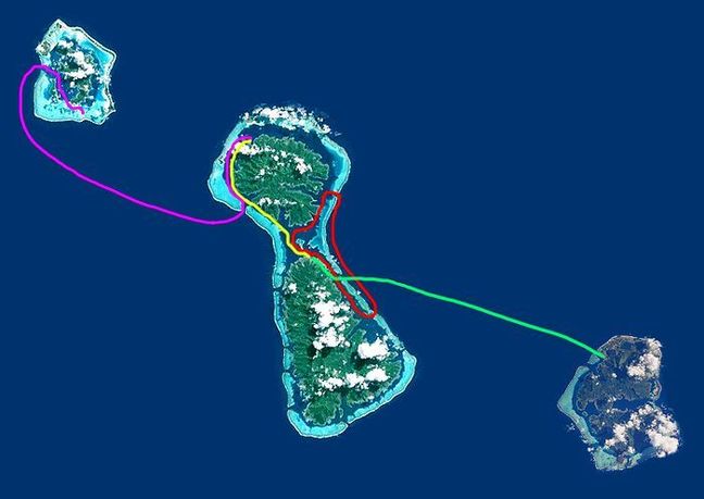 Hawaiki Nui Va'a 2010, c'est parti!  pesée des Va'a et cérémonie d'ouverture.
