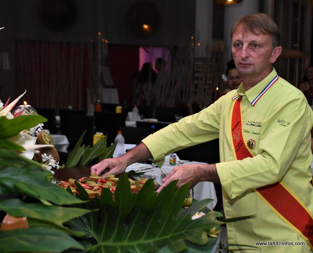 Grand chef de fruits et légumes, Frédéric Jaunault est au fenua