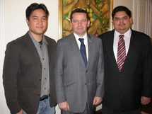 Billy Joussin, Marc Hélias et Taimana Ellacott