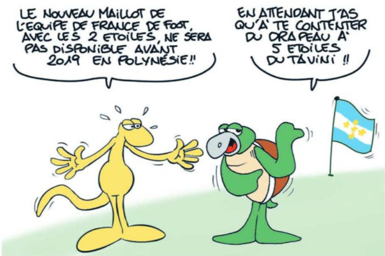 " Le maillot 2 étoiles de l'équipe de France de foot " vu par Munoz " Le maillot 2 étoiles de l'équipe de France de foot " vu par Munoz