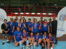 L'équipe Féminine de Handball du club de l'as Dragon remporte le championnat d'OCEANIE 2010 .