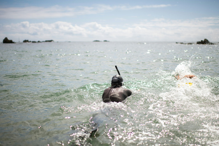 L'aventurier Benoît Lecomte repart à l'assaut du Pacifique L'aventurier Benoît Lecomte repart à l'assaut du Pacifique