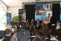 Le vice-président de la Polynésie française, Teva Rohfritsch. Le vice-président de la Polynésie française, Teva Rohfritsch.