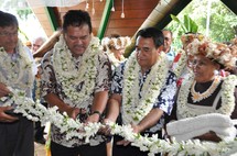 Inauguration du 1er salon quinquennal artisanal des Raromatai