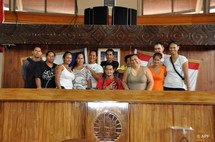 Visite du centre de formation AFOMETH à l’assemblée de la Polynésie Française