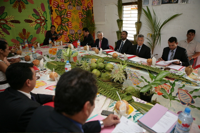 C'est à Tikehau que s'est tenu exceptionnellement le Conseil des ministres