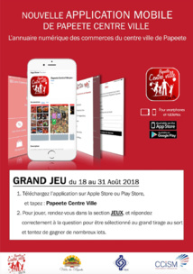 Bons plans, restos, shopping… Papeete Centre Ville sort son appli