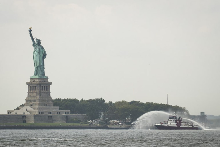 La statue de la Liberté brièvement évacuée après un début d'incendie La statue de la Liberté brièvement évacuée après un début d'incendie