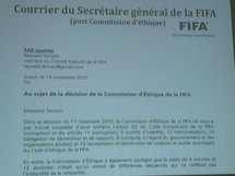 Reynald Temarii a reçu un courrier de la Présidence de la Fifa l'écartant de tout soupçon de corruption