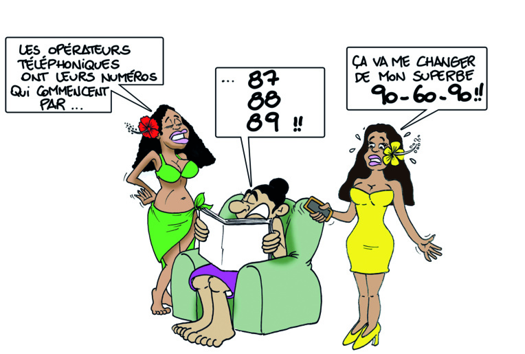 " Les opérateurs téléphoniques " vu par Munoz