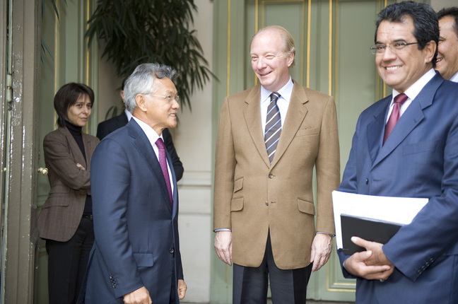 Rencontres avec Marie-Luce-Penchard et Brice Hortefeux pour des partenariats renforcés avec l'Etat.