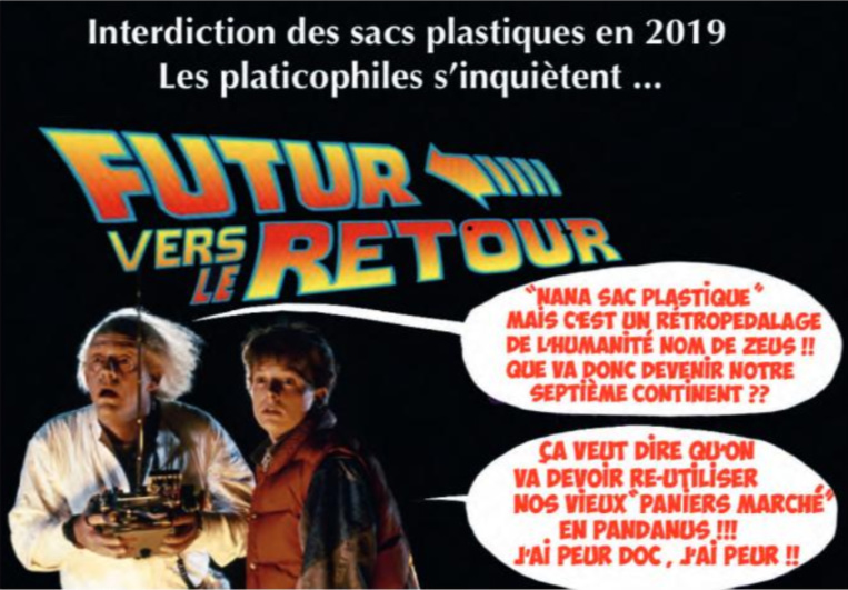 " L'interdiction des sacs plastiques en 2019 " vu par Munoz "