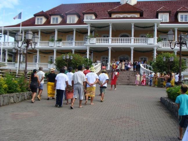 A la mairie de Papeete