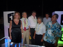 La TNT, "une révolution" inaugurée en grandes pompes.