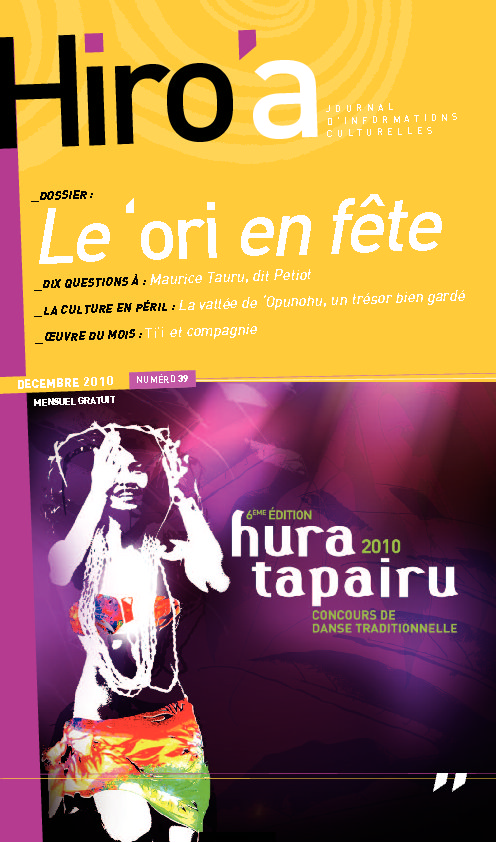 Parution du 39 ème Hiro'a.