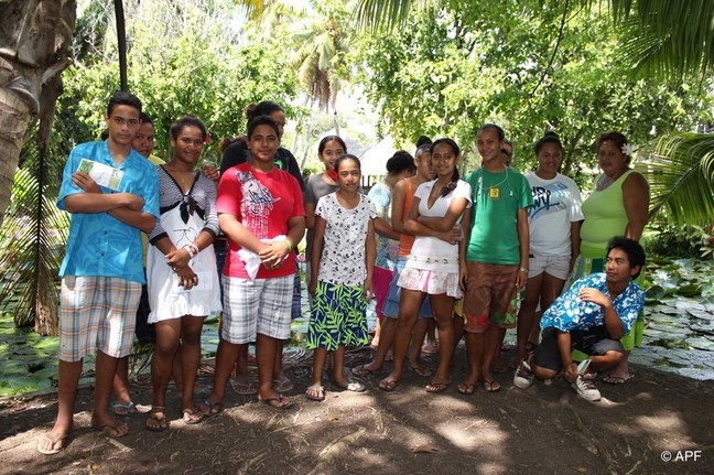 Visite du CETAD de Papara à l’assemblée de la Polynésie française