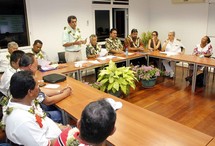 Le Vice Président à présenté le projet de loi de pays aux Tavana à Nuku Hiva