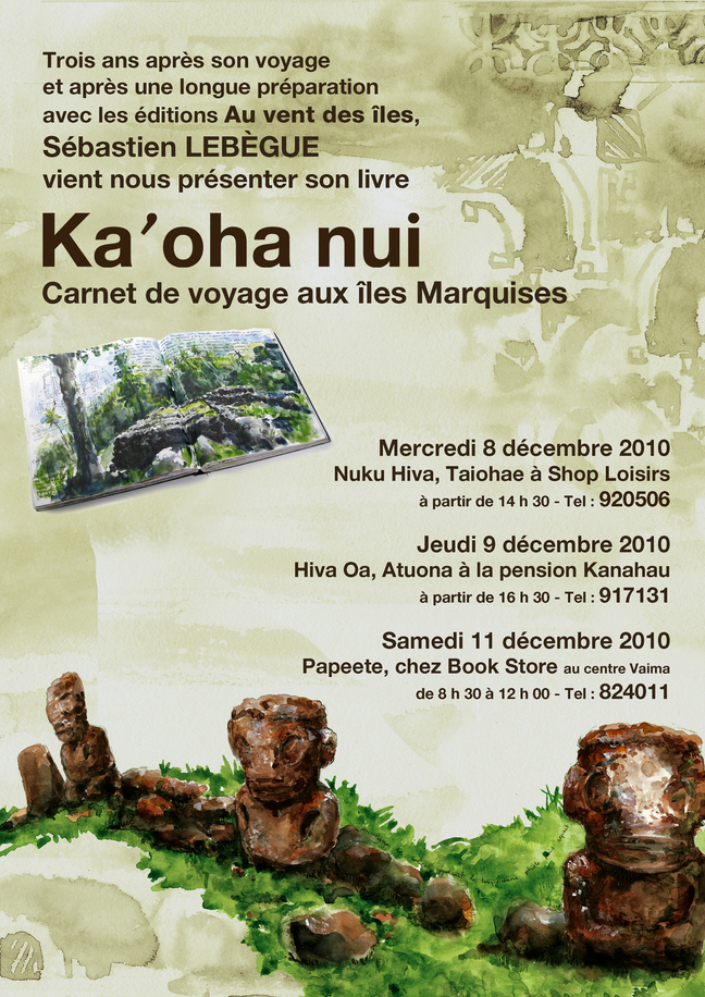 KAOHA NUI, CARNET DE VOYAGE AUX ÎLES MARQUISES