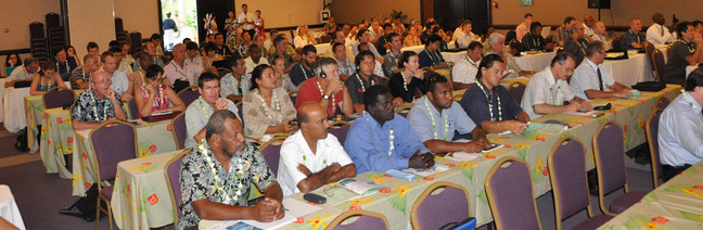 Ouverture de la "conférence-atelier" TAHITI AQUACULTURE 2010