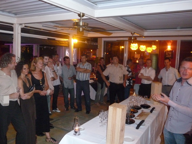 De nombreux convives sont venus apprécier ces grands crus.