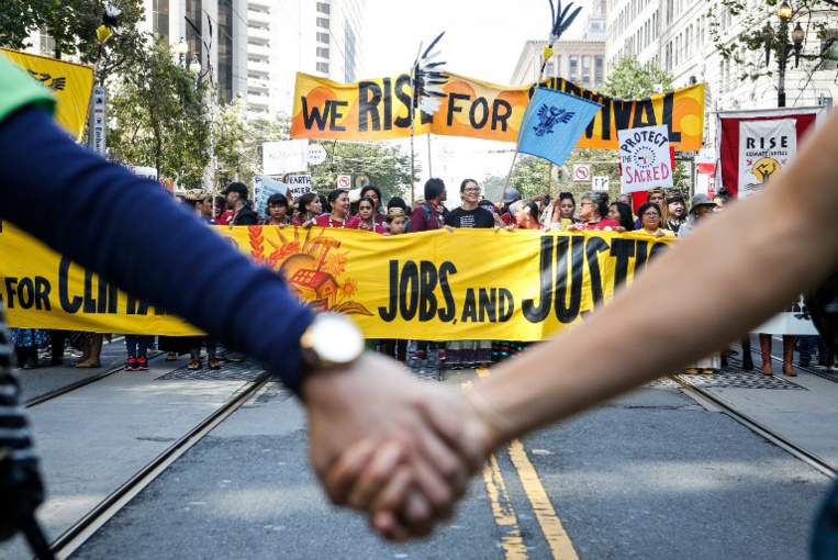 De Bangkok à San Francisco, "Debout pour le climat"