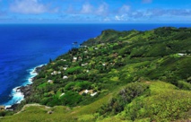 Adamstown, capitale de Pitcairn, vue depuis Gannets Ridge (crédit Tony Probst) Adamstown, capitale de Pitcairn, vue depuis Gannets Ridge (crédit Tony Probst)