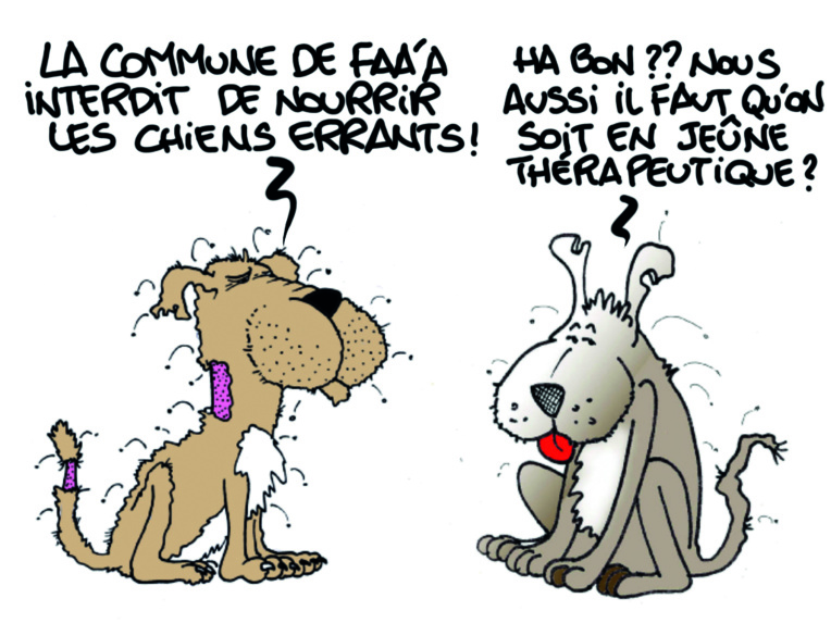 " Les chiens de Faa'a au régime " vu par Munoz