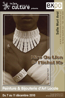 Exposition de bijoux d'art et peinture : Hiro Ou Wen et Michel Ko