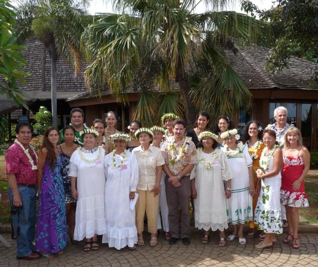 Les organisateurs de la Journée du Tiare Tahiti