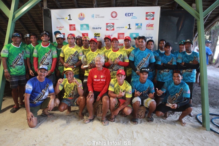 Shell Va'a était soutenu par Albert Moux Shell Va'a était soutenu par Albert Moux