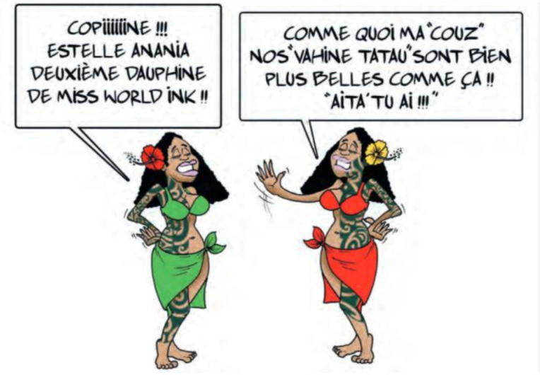 " Estelle Anania deuxième dauphine " par Munoz