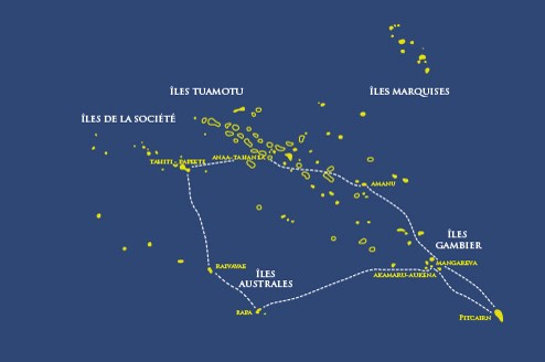 En janvier et mars 2019, l'Aranui 5 proposera cet itinéraire très original. Le bateau visitera des îles parmi les plus isolées de Polynésie, mais avec une histoire et une culture riche. Il ira surtout à Pitcairn, l'île des mutins de la Bounty, qui passionne les touristes.