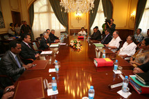 Signature d’une convention relative au financement  des travaux de réhabilitation de la cathédrale Saint-Michel de Rikitea