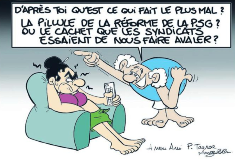 " La réforme des retraites " vu par Munoz