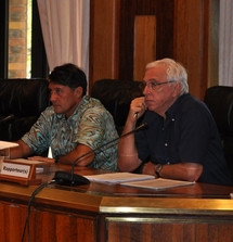 Les rapporteurs (de gauche à droite) : messieurs Pascal LUCIANI et Jean-François WIART