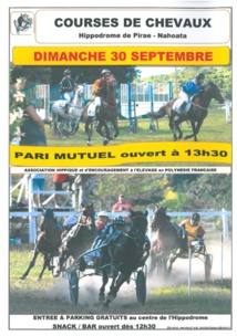 A vos pronostics ! Rendez-vous le 30 septembre à l'hippodrome A vos pronostics ! Rendez-vous le 30 septembre à l'hippodrome