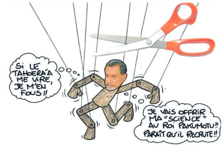 " Frébault exclu du Tahoera'a " vu par Munoz