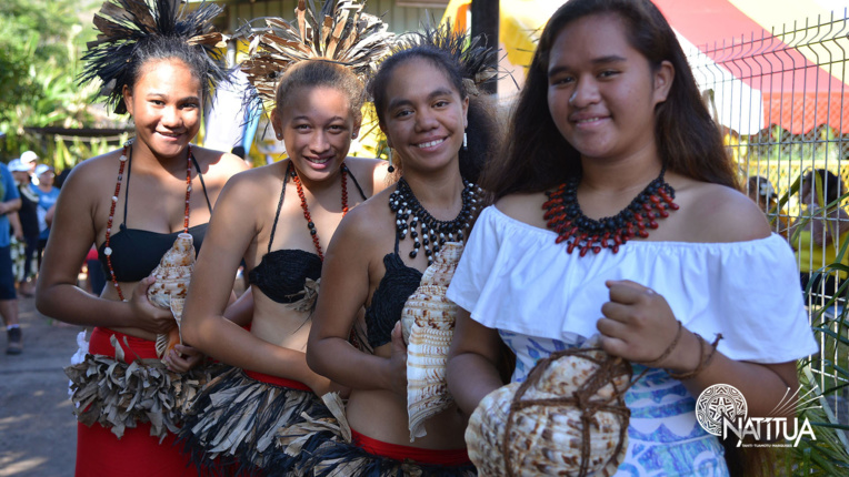 Les habitants de Hiva Oa ont célébré l'arrivée de Natitua.  Crédit image Natitua-OPT