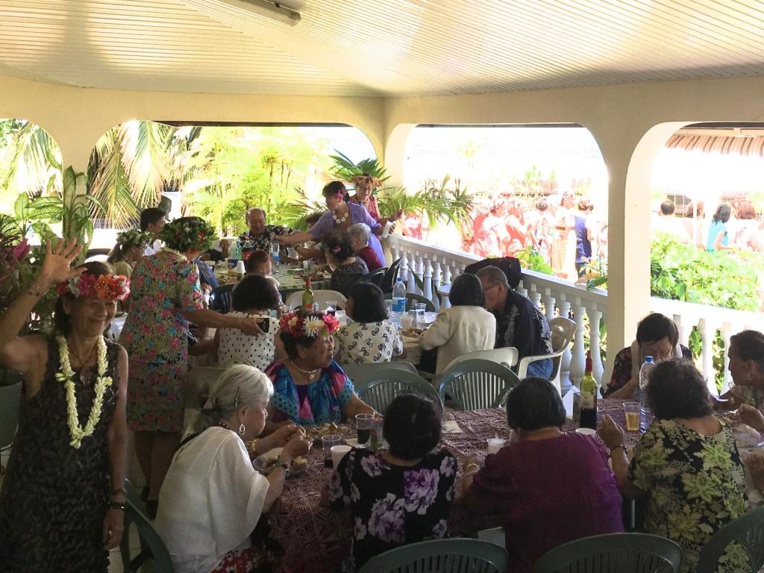 Une centaine de personnes au déjeuner annuel de Te Vahine Porinetia