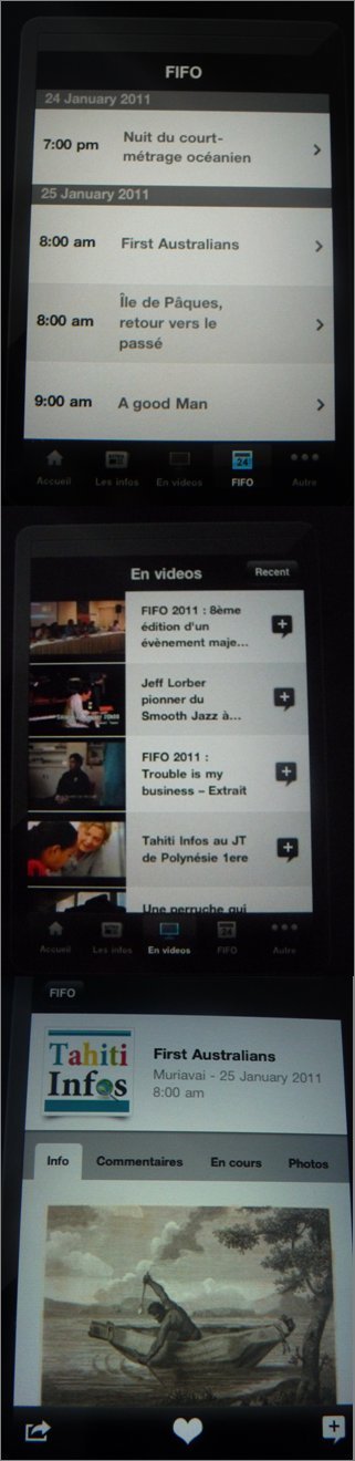 Le FIFO sur votre smartphone avec Tahiti-infos!