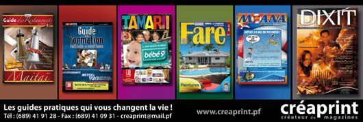 Les revues annuelles éditées par Créaprint