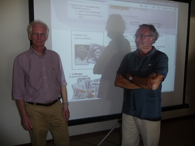de g. à d. : Jean-Marc Jean Marc Regnault et Christian Gleizal.