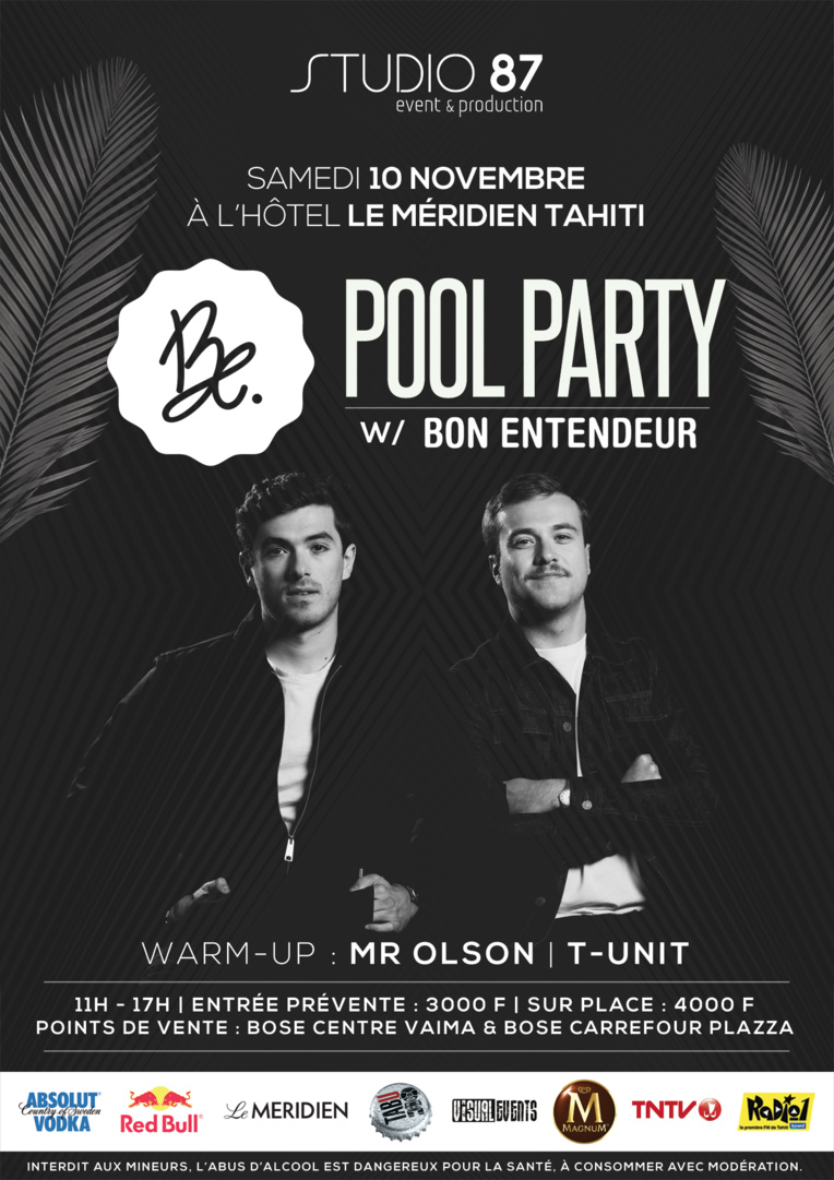 "Pool party" et électro avec le duo Bon entendeur "Pool party" et électro avec le duo Bon entendeur