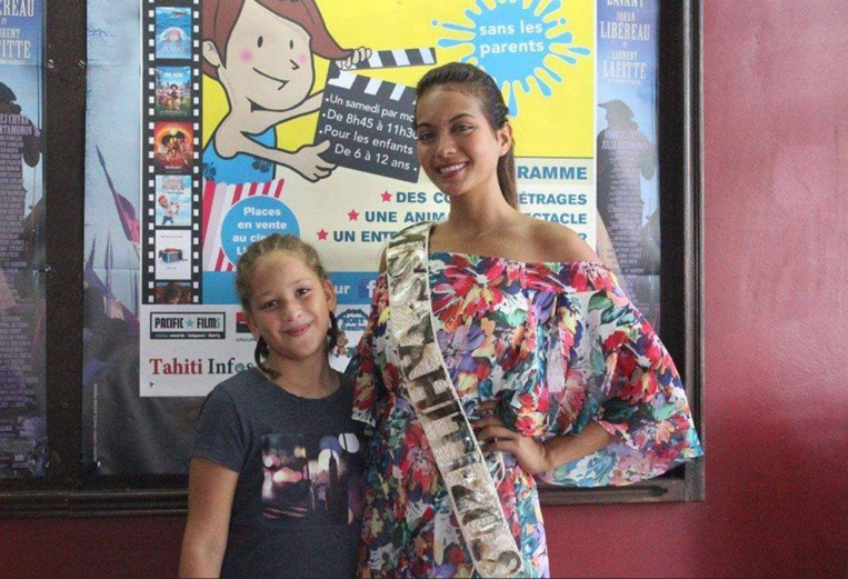 Un "Cine kid" en présence de Miss Tahiti ce samedi au liberty Un "Cine kid" en présence de Miss Tahiti ce samedi au liberty