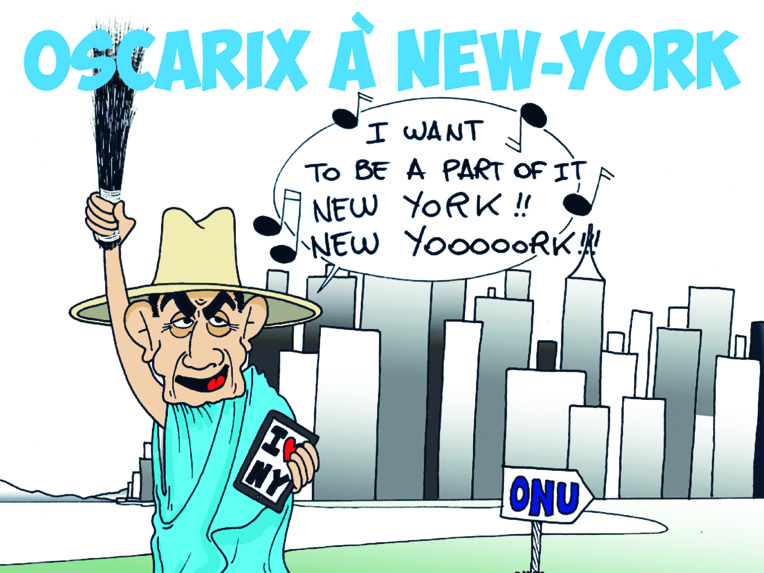 " Oscarix à New York" par Munoz