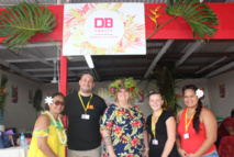 L'équipe de DB Tahiti, organisatrice de la foire d'octobre.