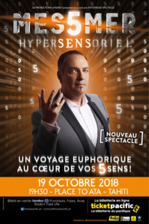 Messmer, "l'ambassadeur" de l'hypnose sur scène à To'ata