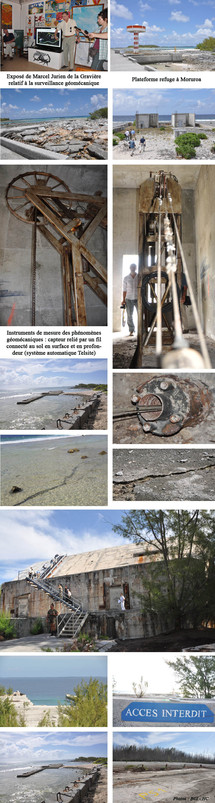 Mission à Moruroa de la délégation du DSND