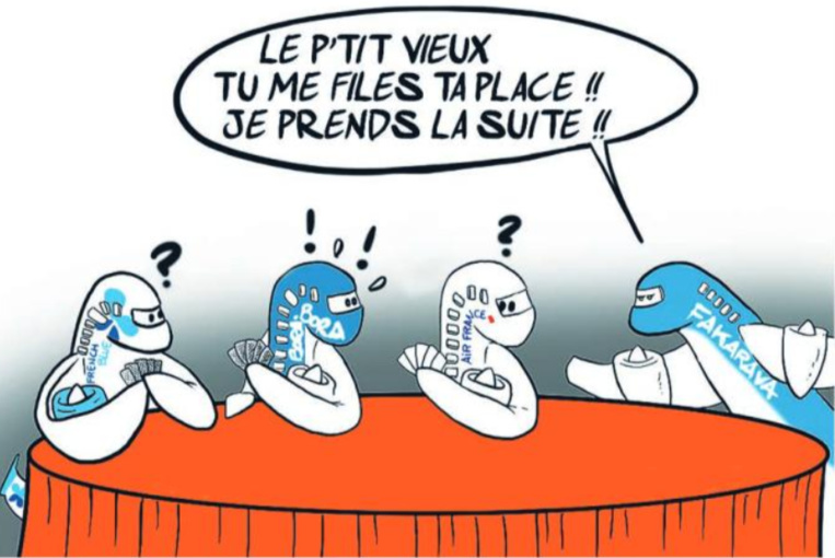 " L'arrivée de Fakarava " vu par Munoz